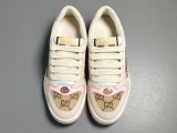 Gucci Screener Women Crystal Embellished Casual Sneakers