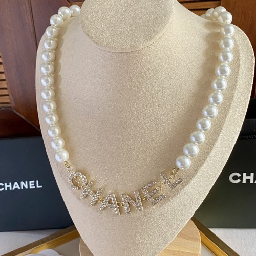 Chanel Fashion Swarovski Pearl Necklace