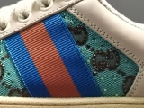 Gucci Screener Women Crystal Embellished Casual Sneakers