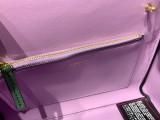 Versace LaMedusa Clutch Messenger Bag Green Size 26-12-20CM