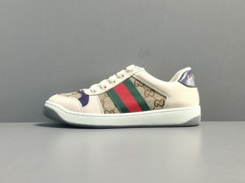 Gucci Screener Women Crystal Embellished Casual Sneakers