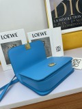 Loewe Classic Goya Crossbody Bag Blue Size: 22.5*15.5*6cm