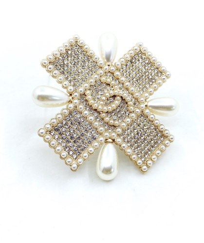 Chanel New Cross Full Diamond Brooch