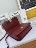 Loewe Classic Goya Crossbody Bag Burgundy Size: 22.5*15.5*6cm