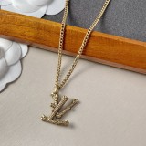 Louis Vuitton Fashion LV Letter Necklace