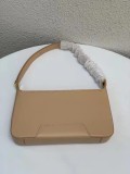 Burberry Fashion Simple Letter Logo Underarm Bag Beige Size 25*15*5