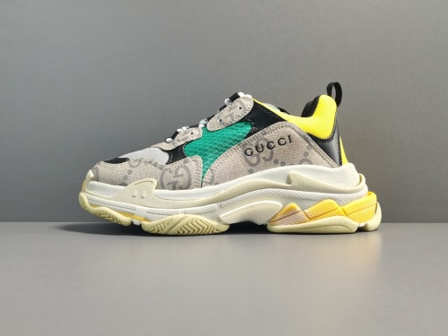 Gucci x Balenciaga Triple S The Hacker Project Sneaker Shoes