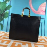Fendi Sunshine Shopper Sunshine Tote Bag Black Size: Medium 35cm