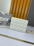 Dior New Chain Bag Clutch White Size: 19*14cm
