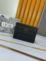 Dior New Chain Bag Clutch Black Size: 19*14cm
