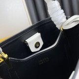 Prada Double Saffiano Hand Messenger Bag White Size: 23*13*22 cm