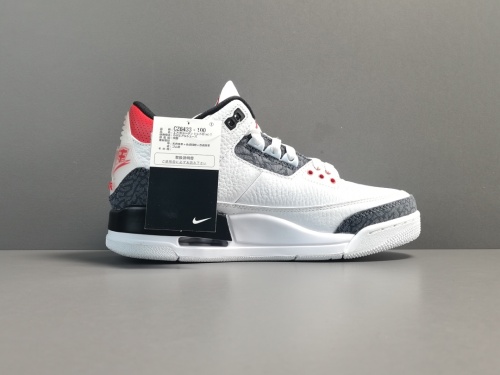 Nike x Air Jordan 3 SE-T JP Denim Fire Red Japan Only