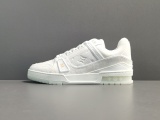 Louis Vuitton Trainer Sneaker Men White Shoes