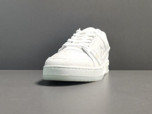 Louis Vuitton Trainer Sneaker Men White Shoes