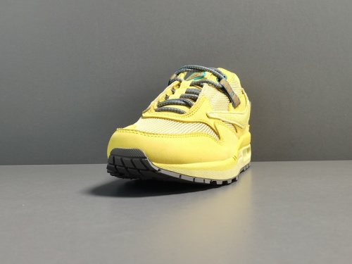 Travis Scott x Nike Air Max 1 Saturn Gold retro Casual Running Shoes