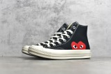CDG Play x Converse 1970s Embroidered High Canvas Shoes