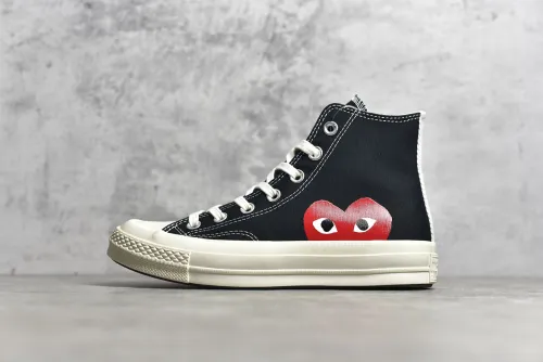 CDG Play x Converse 1970s Embroidered High Canvas Shoes