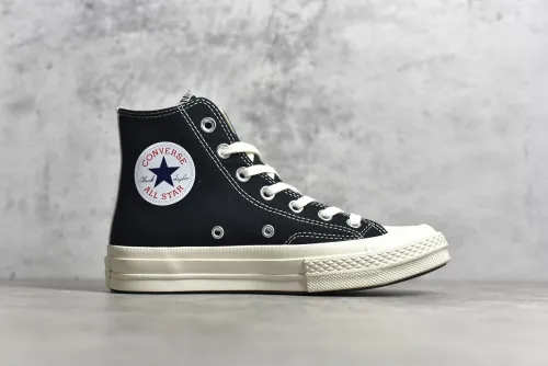 CDG Play x Converse 1970s Embroidered High Canvas Shoes
