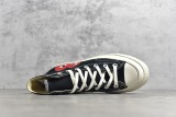 CDG Play x Converse 1970s Embroidered High Canvas Shoes
