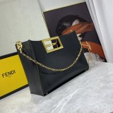 Fendi Way Large Classic Double FF Buckle Handbag Bag Size: 40x18x30cm