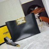 Fendi Way Large Classic Double FF Buckle Handbag Bag Size: 40x18x30cm