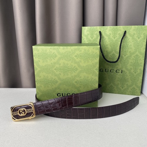 Gucci Classic Double Sided Cowhide Belt