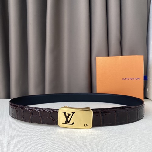 Louis Vuitton Classic Double Sided Cowhide Belt