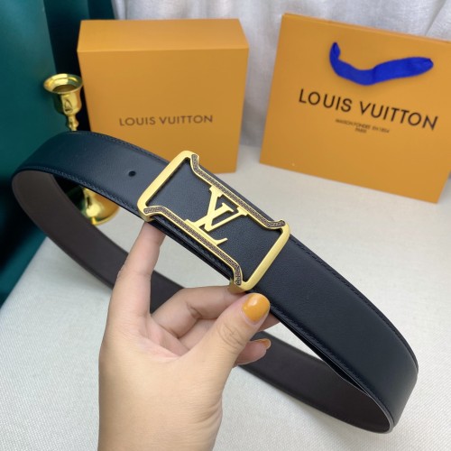 Louis Vuitton  Double Sided Cowhide Belt 3.8cm