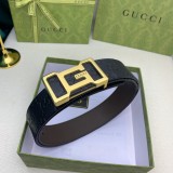 Gucci Double Sided Cowhide Belt 3.8cm