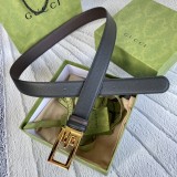 Gucci Swivel Buckle Available On Both Sides Belt