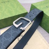 Gucci Classic Double Sided Cowhide Belt 3.8cm