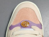 Gucci Unisex Distressed Screener sneaker GG Casual Shoes