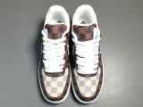 Louis Vuitton x Nike Air Force 1 Virgil Abloh Photos Trendy Casual Shoes