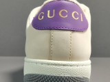 Gucci Unisex Distressed Screener sneaker GG Casual Shoes