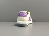 Gucci Unisex Distressed Screener sneaker GG Casual Shoes