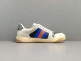 Gucci Unisex Distressed Screener sneaker GG Casual Shoes