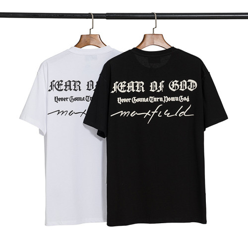 Fear of God Essentials Cotton Letters Collarless Loose Casual Bottoming T-Shirt