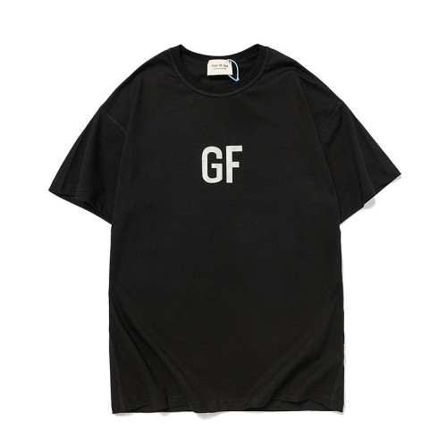 Fear of God Essentials Joint Short Sleeve Casual Cotton Collarless Loose Letter T-Shirt