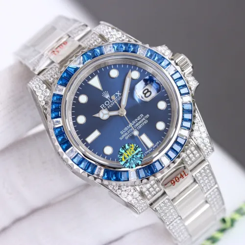 ROLEX Men's Luxury Masterpiece Submariner Rear Diamond Customized Version Watch