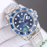 ROLEX Men's Luxury Masterpiece Submariner Rear Diamond Customized Version Watch
