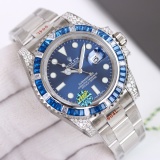 ROLEX Men's Luxury Masterpiece Submariner Rear Diamond Customized Version Watch