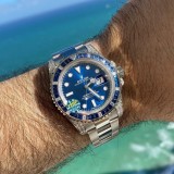 ROLEX Men's Luxury Masterpiece Submariner Rear Diamond Customized Version Watch
