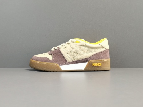 Fendi Match Low Top Unisex Casual Sneakers Shoes
