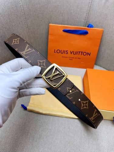 Louis Vuitton LV Buckle Double Sided Belt 3.0cm