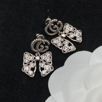 Gucci Double G Bow Stud Earrings