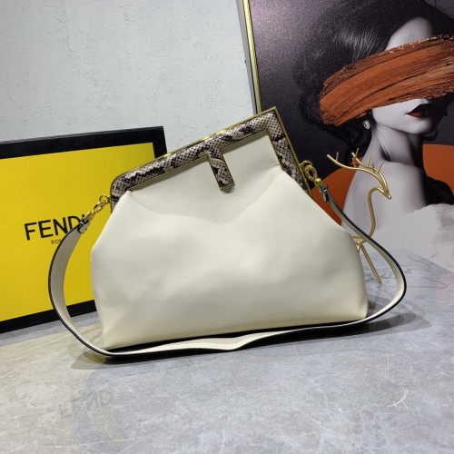 Fendi New Snakeskin Cowhide Cloud Bag Sizes:32x15x23cm