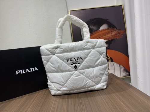 Prada New Triangle Logo Tote Bag Sizes:35-32cm