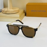 Louis Vuitton Classic Full Logo Fashion Sunglasses Sizes:56-14-145