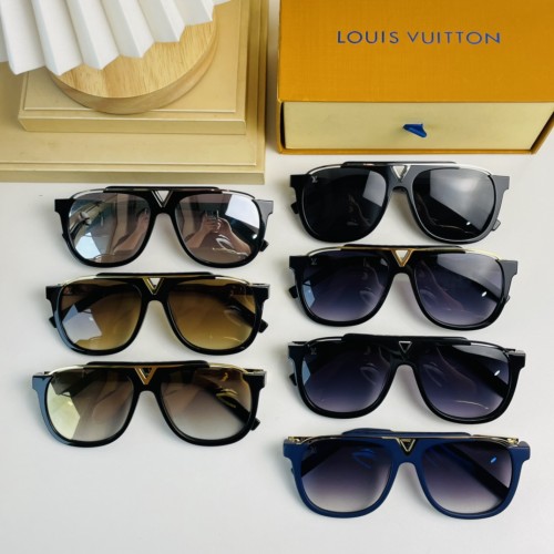Louis Vuitton Classic Fashion Simple Logo Sunglasses Sizes:56-14-145