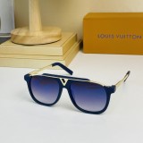 Louis Vuitton Classic Fashion Simple Logo Sunglasses Sizes:56-14-145